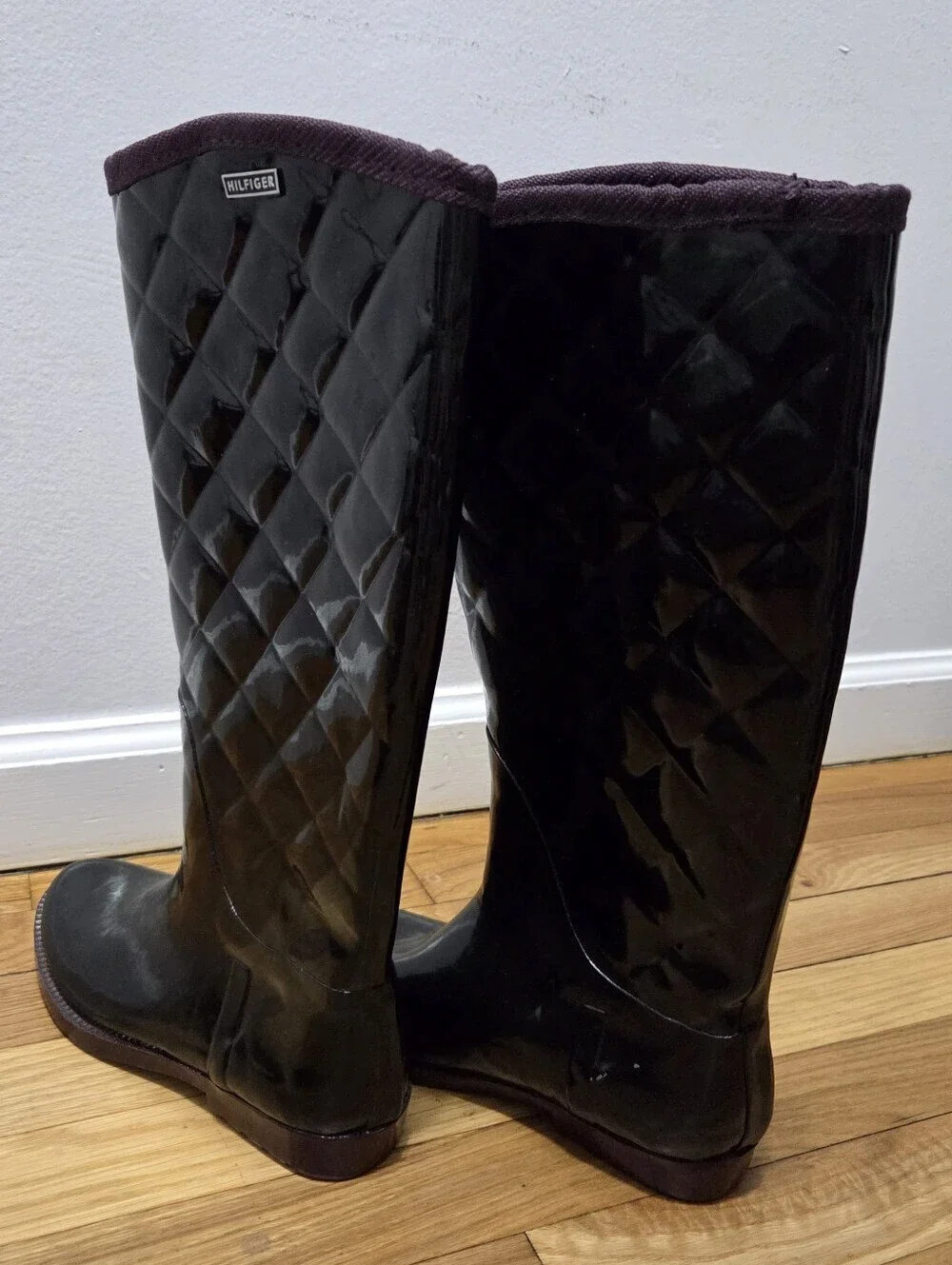 Tommy Hilfiger Tall Tufted Rain Boots